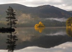 Autumn at Loch an Eilein, Rothiemurchus