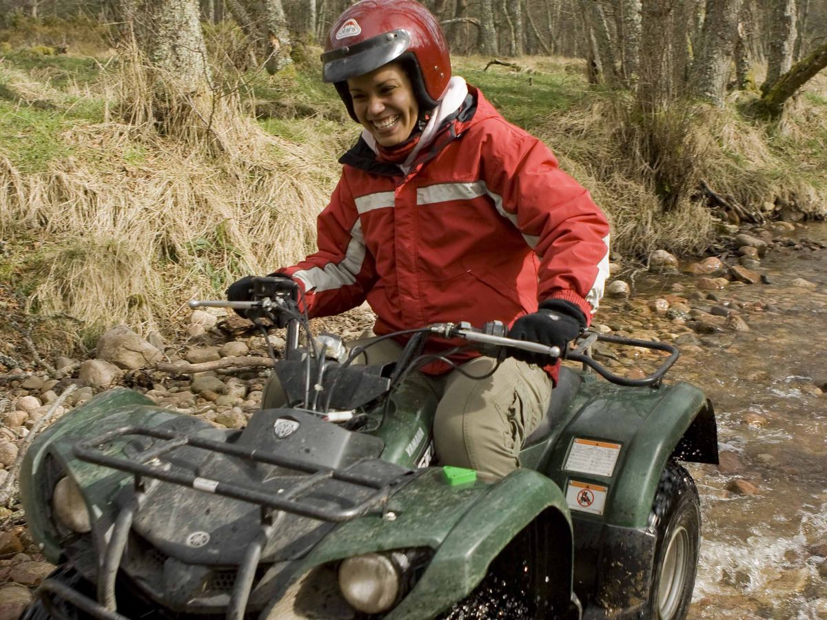 Quad Bike Trek at Rothiemurchus near Aviemore