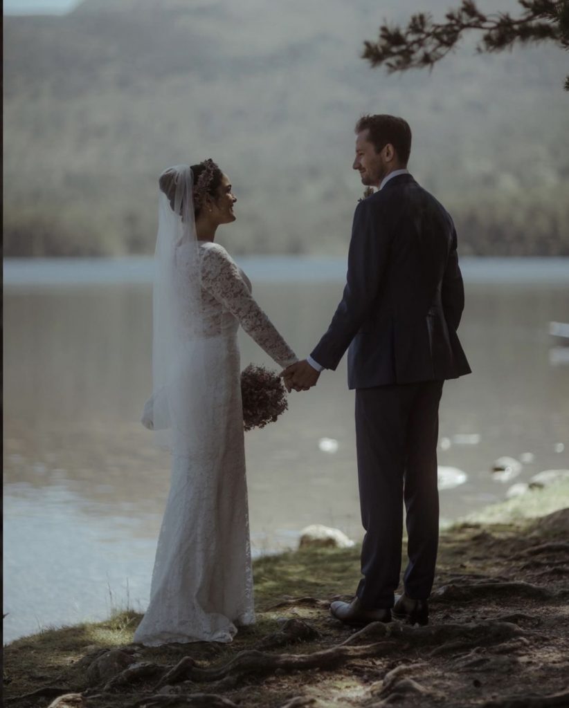 Wedding at Loch an Eilein, Rothiemurchus near Aviemore