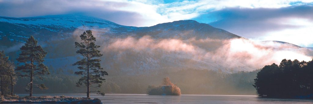 Winter time at Loch an Eilein, Rothiemurchus
